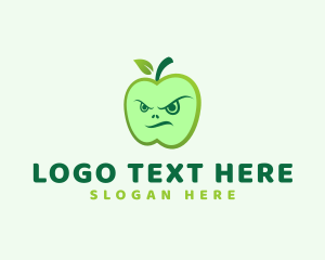 Apple - Fierce Green Apple logo design