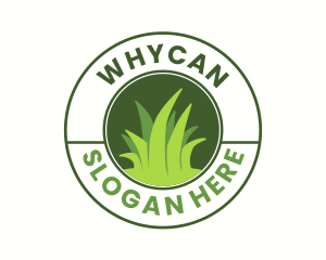 Grass - Green Grass Badge logo design