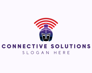 Gladiator Signal Helmet logo design