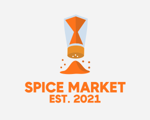 Chili Powder Condiments logo design