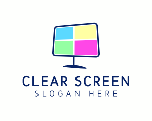 Screen - Screen Monitor Display logo design