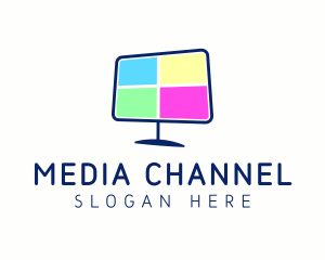Channel - Screen Monitor Display logo design