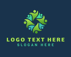 Assistance - Social Group People logo design