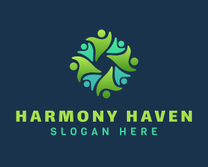 Harmony - Social Group People logo design