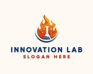 Fire Science Laboratory  logo design