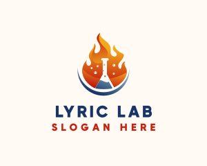 Fire Science Laboratory  logo design