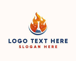Magma - Fire Science Laboratory logo design