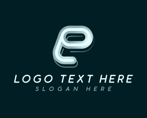 Cyber - Tech Business Letter E logo design