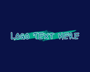 Stickers - Street Art Lettering Wordmark logo design