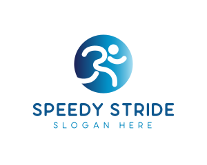 Sprinter - Runner Athlete Coaching logo design