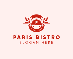 Crab Seafood Restaurant Diner logo design