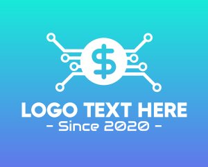 Sale - Dollar Currency Technology logo design