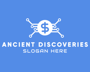 Dollar Currency Technology logo design