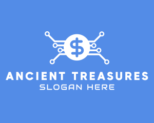 Dollar Currency Technology logo design