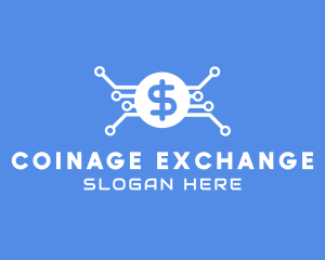Coinage - Dollar Currency Technology logo design