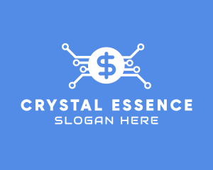 Dollar Currency Technology logo design