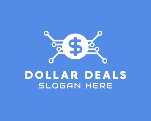 Dollar - Dollar Currency Technology logo design