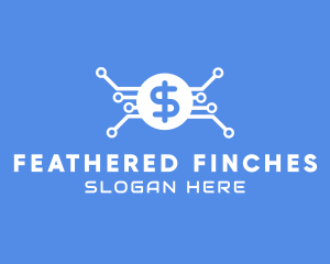 Dollar Currency Technology logo design