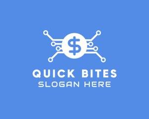 Dollar Currency Technology logo design