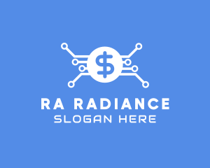 Dollar Currency Technology logo design