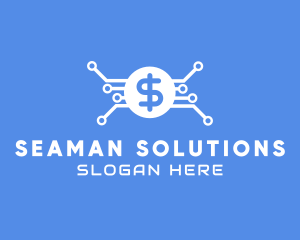 Dollar Currency Technology logo design