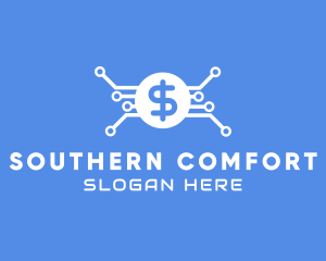 Dollar Currency Technology logo design