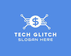 Dollar Currency Technology logo design