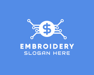 Dollar Currency Technology logo design