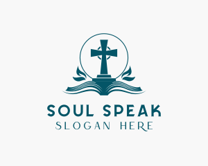 Preach - Holy Cross Bible logo design