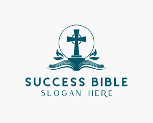 Bible - Holy Cross Bible logo design