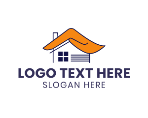 House Cleaner - House Hand Roof logo design