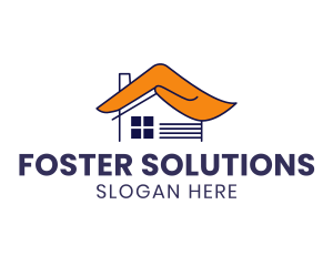 Foster - House Hand Roof logo design