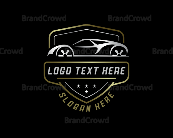 Racing Car Vehicle Logo