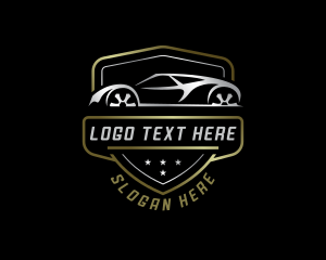 Vehicle - Racing Car Vehicle logo design