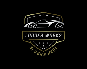 Racing Car Vehicle Logo