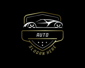 Racing Car Vehicle Logo