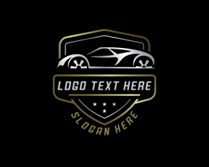 Racing Car Vehicle Logo