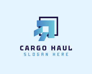 Box Logistics Shipment logo design