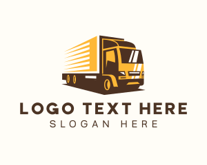 Transportation - Forwarding Truck Vehicle logo design