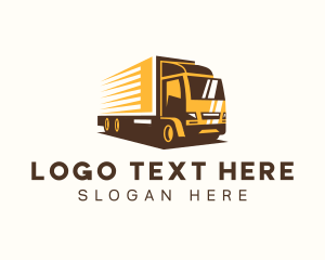 Forwarding Truck Vehicle Logo