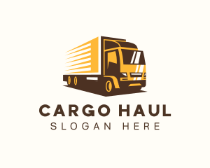 Forwarding Truck Vehicle logo design