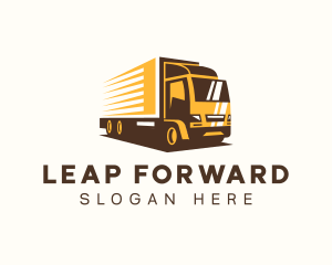 Forwarding Truck Vehicle logo design