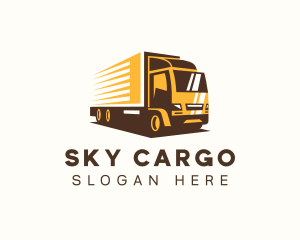 Forwarding Truck Vehicle logo design