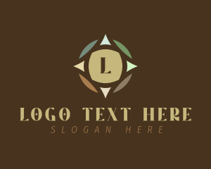 Mediterranean - Decorative Shapes Lettermark logo design