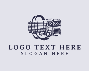 Roadie - Truck Cargo Haulage logo design