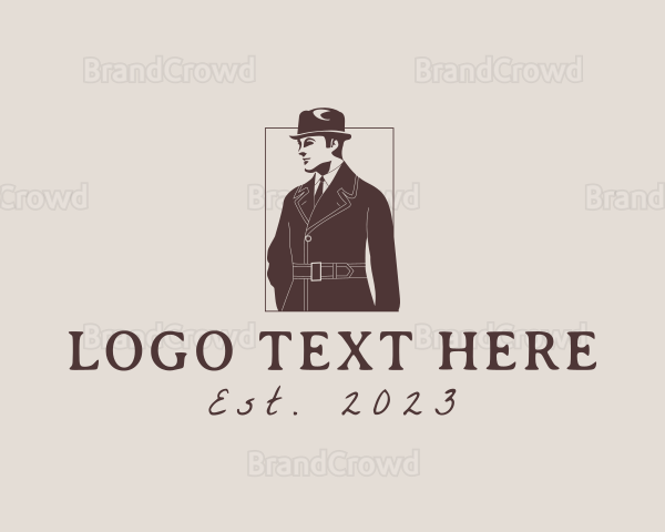 Dapper Gentleman Retro Logo