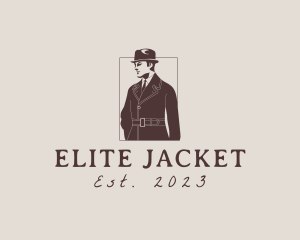 Jacket - Dapper Gentleman Retro logo design