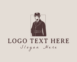 Dapper Gentleman Retro Logo