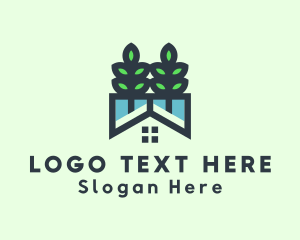 Mortgage - Home Garden Plant logo design