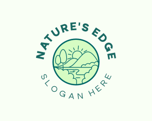 Wilderness - Nature Mountain National Park logo design